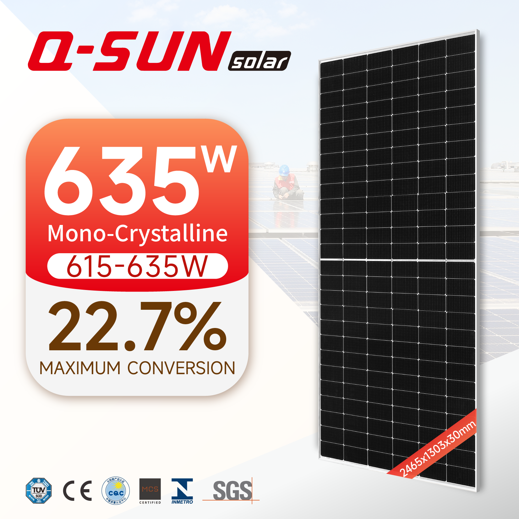 QNHT-6 N type 615-635W