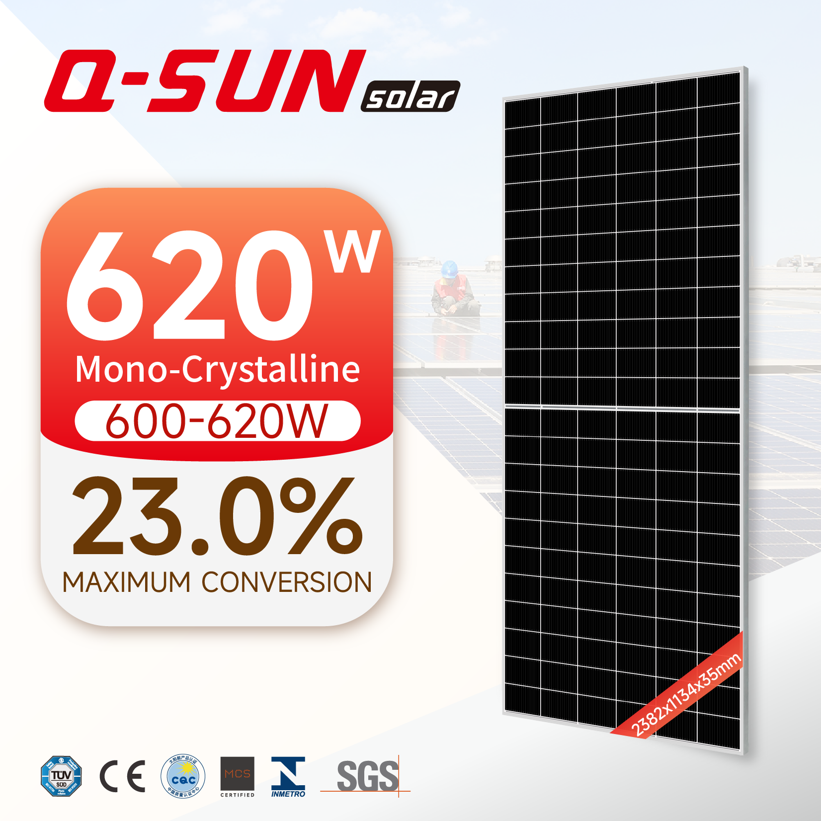 QNHT-2 N type 600-620W